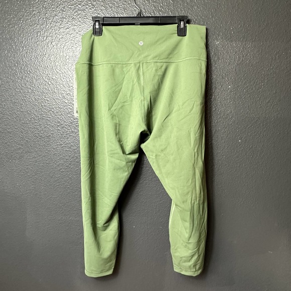 NWT Lululemon Women's Wunder Train High-Rise Tight 25" Green Twill Size 18 - Picture 6 of 9